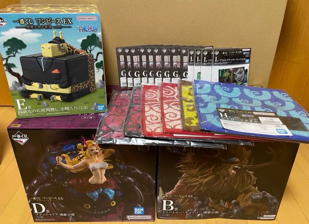 一番くじ ワンピース EX 悪魔を宿す者達 B賞 D賞 E賞 その他セット