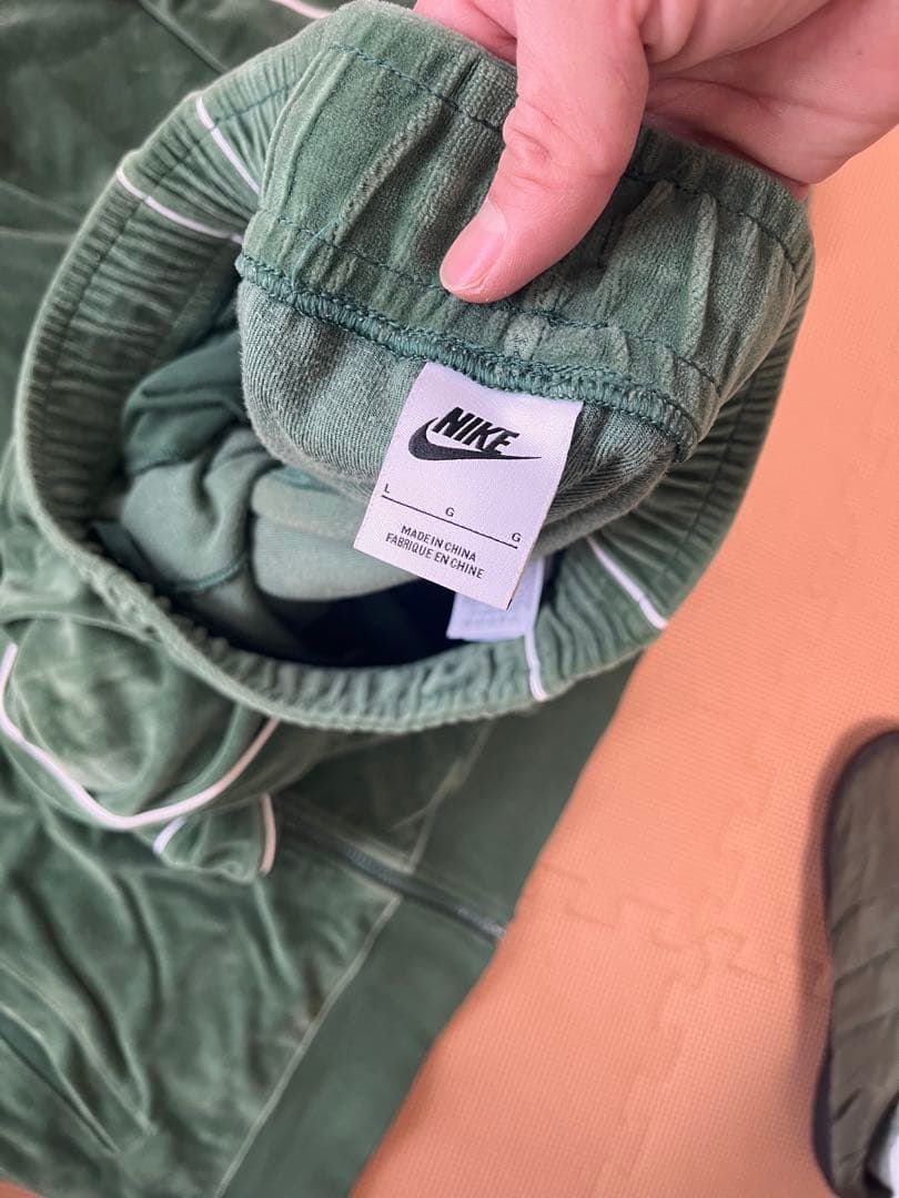 Nike ナイキ　 ベロア　ジャージ　セットアップ　L