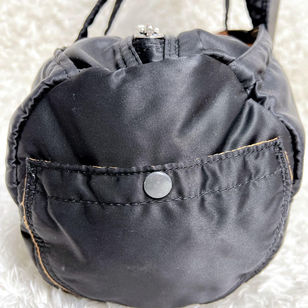 PORTER ポーター タンカー ブラック ドラムバッグ ミニボストン 廃番 黒