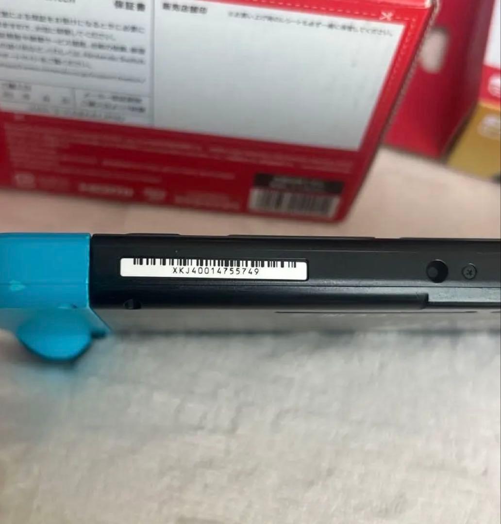 【ケース+箱付】Nintendo Switch ネオンブルー/ネオンレッド 本体