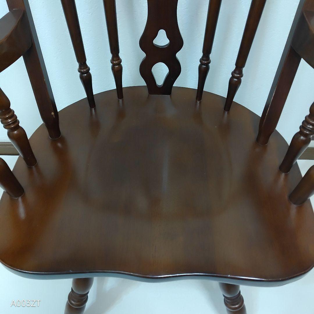 フープバック　回転式ウインザーチェア アームチェア