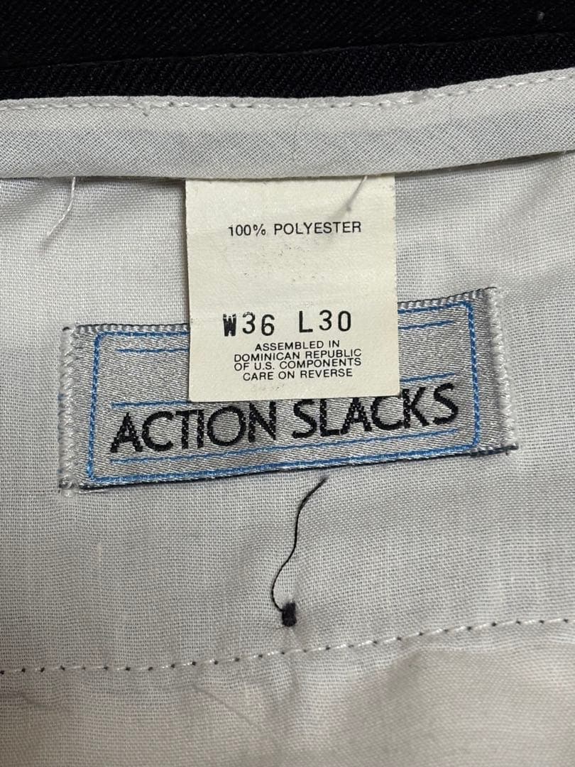 90s Levi's アクションスラックス ビンテージ 黒 usa old