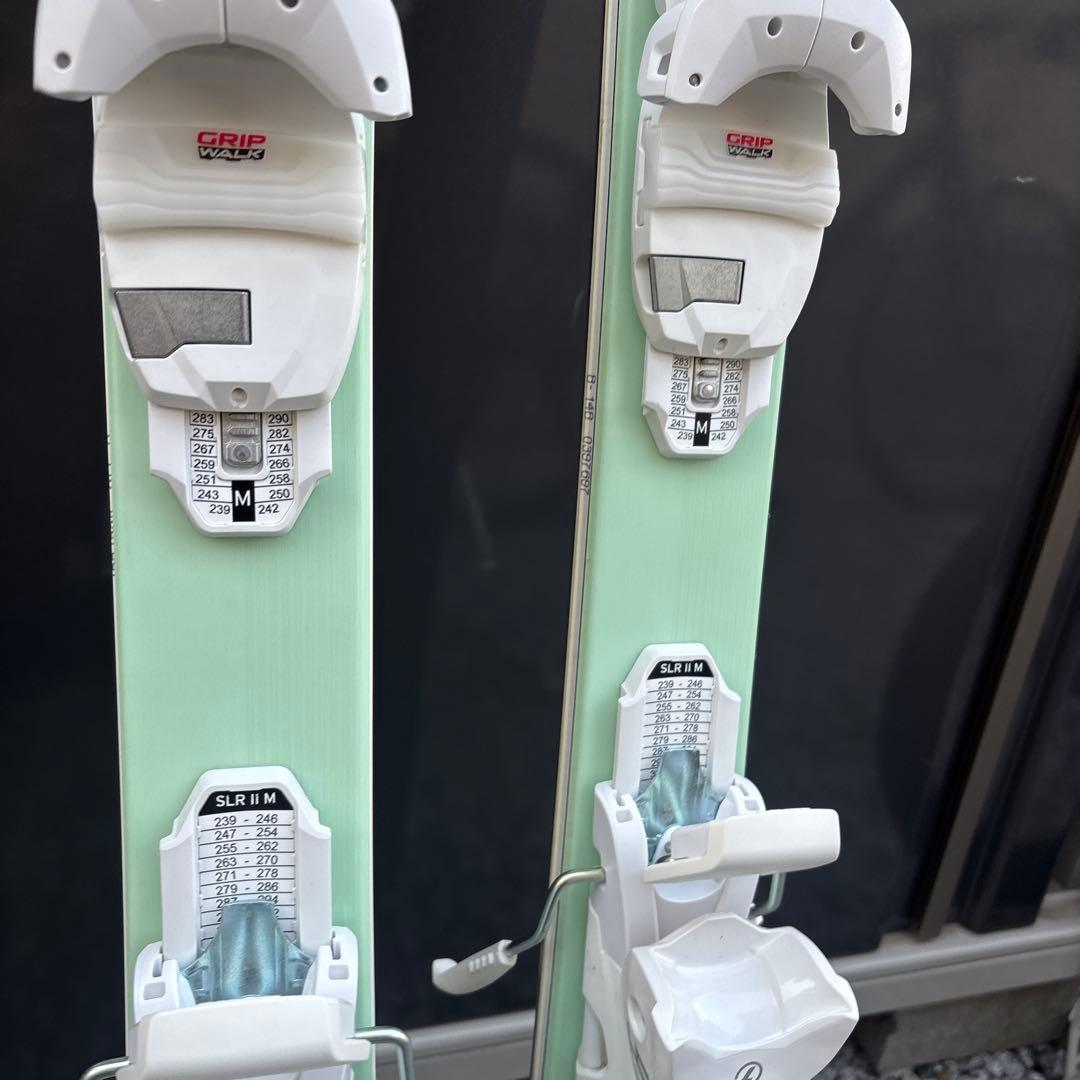 HEAD PURE JOY スキー板 ミントグリーン　GRAHENE ストック付