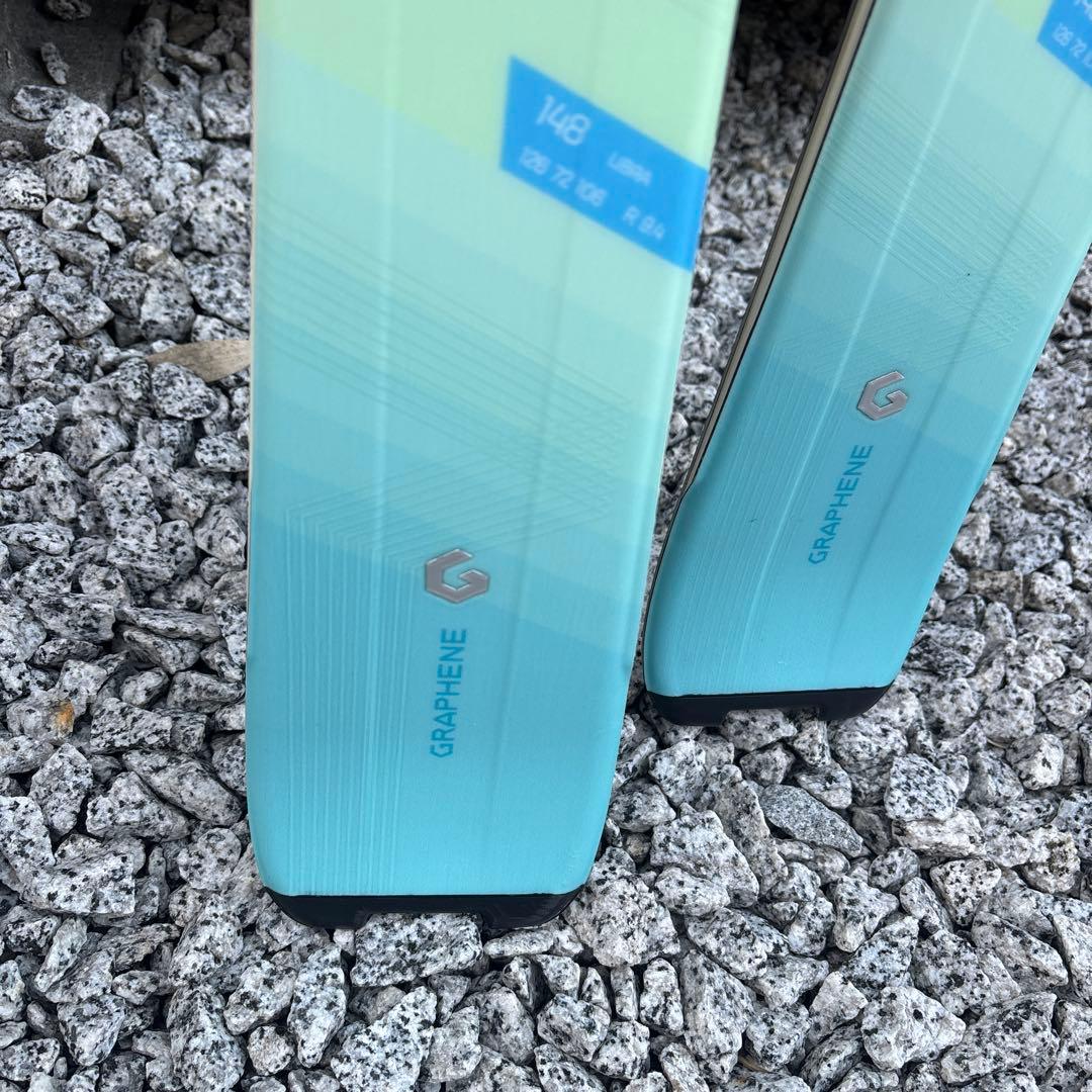 HEAD PURE JOY スキー板 ミントグリーン　GRAHENE ストック付