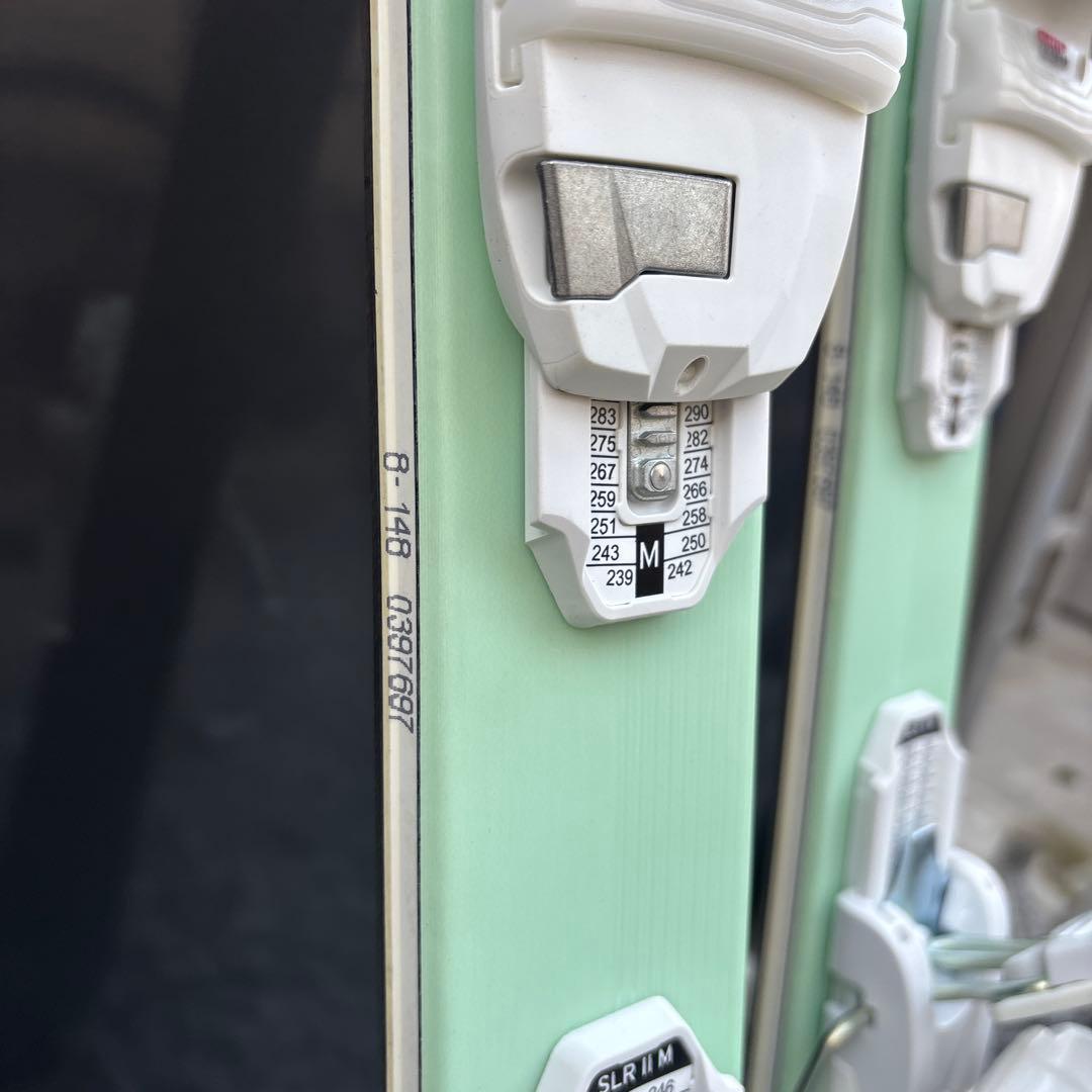 HEAD PURE JOY スキー板 ミントグリーン　GRAHENE ストック付