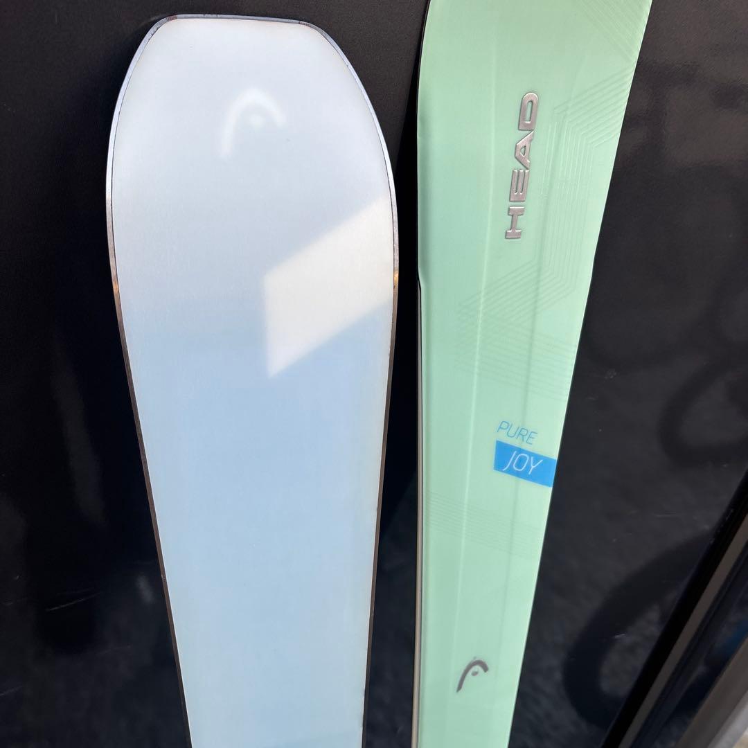 HEAD PURE JOY スキー板 ミントグリーン　GRAHENE ストック付