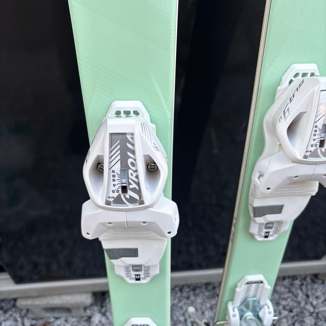 HEAD PURE JOY スキー板 ミントグリーン　GRAHENE ストック付