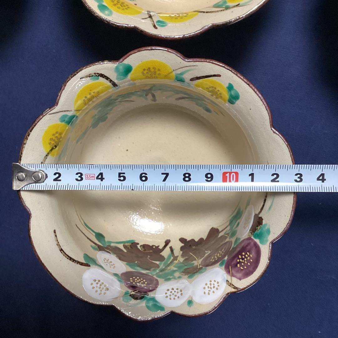 N atha　　京焼乾山写菊絵向付　5客　　新品未使用