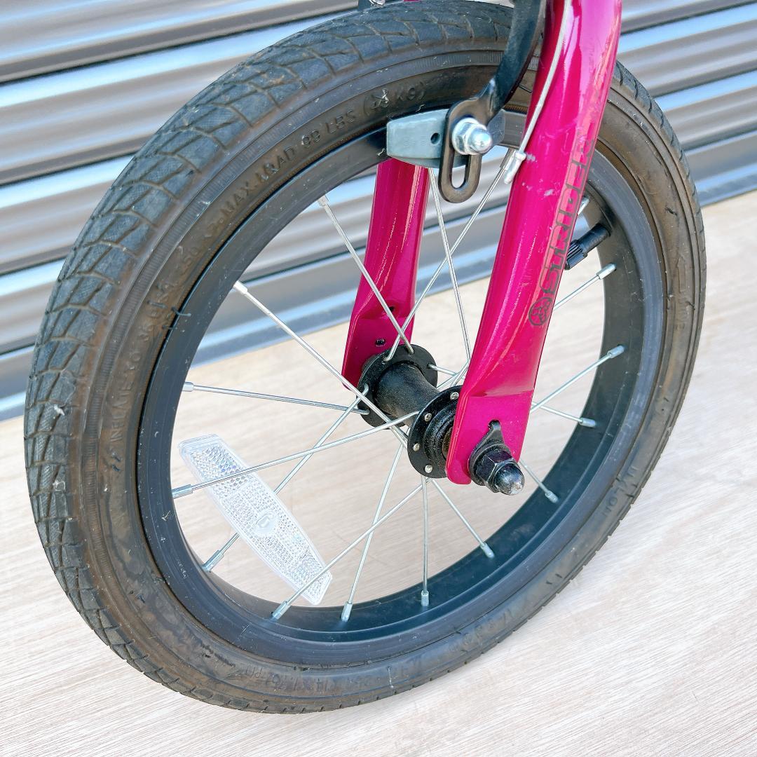 動作良好♪ STRIDER キッズバイク フューシャピンク ストライダー14X