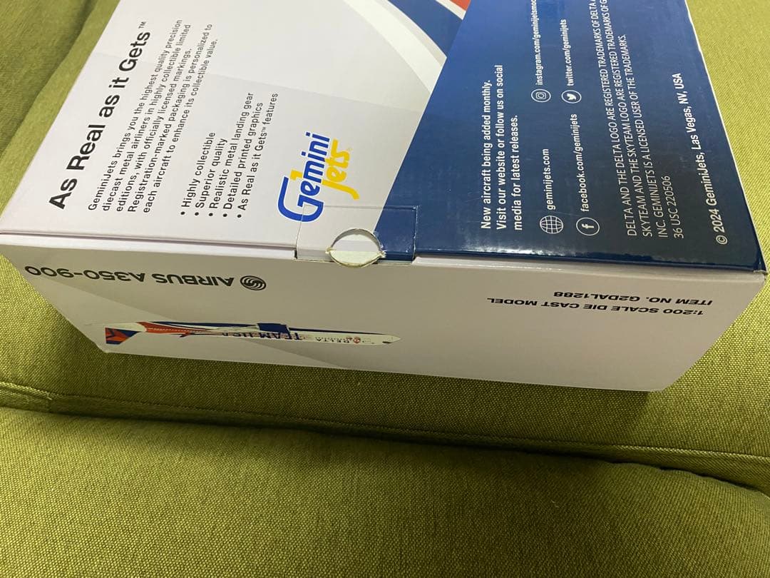 r*k様 傷ありGemini Jets Airbus A350-900 デルタ航