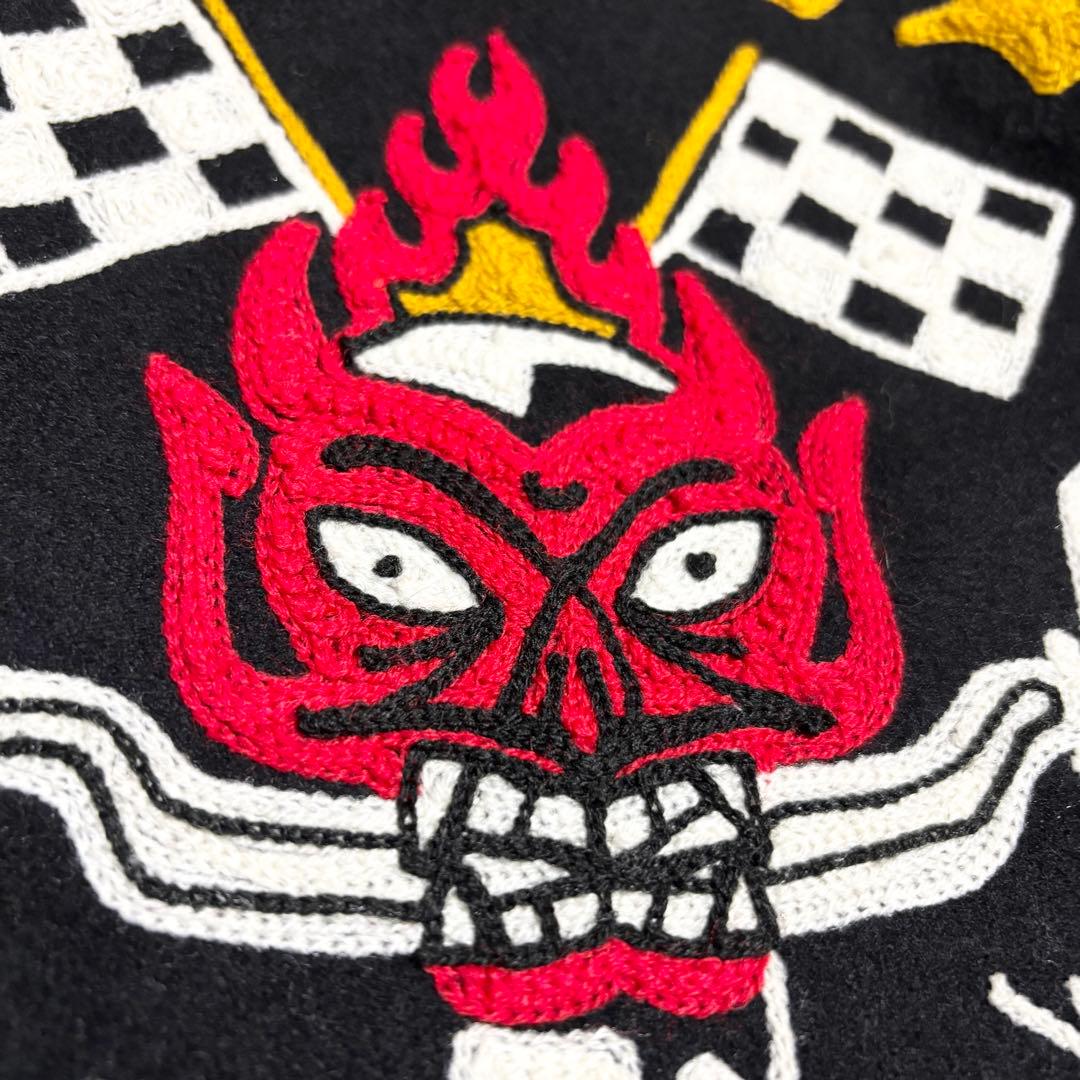 ナ*ス様 美品 STEEL HOT ROD WEAR ファラオ メルトン ジャケ