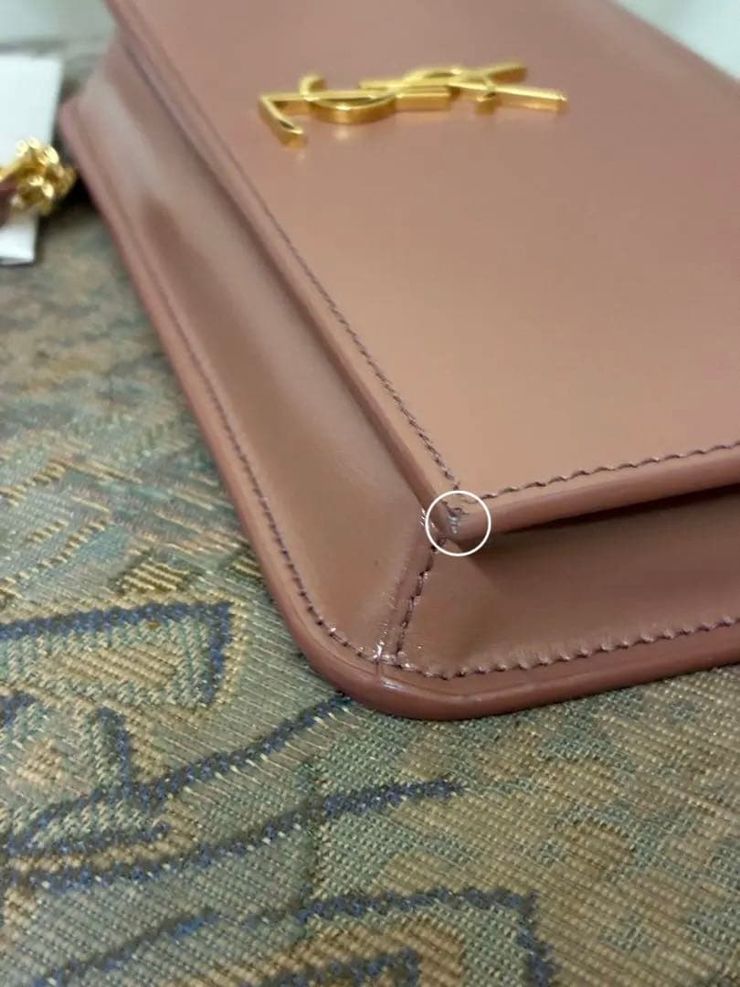 値下げ　YSL フォンケース カーフスキン