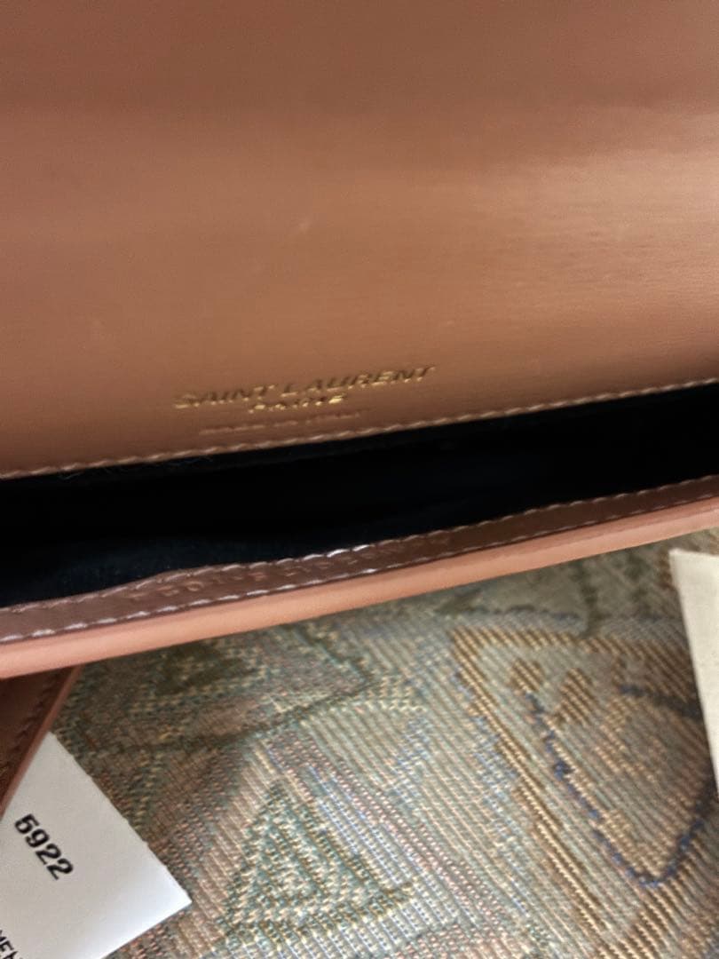 値下げ　YSL フォンケース カーフスキン