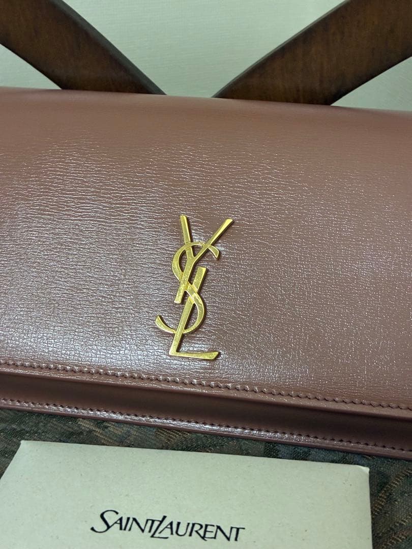 値下げ　YSL フォンケース カーフスキン