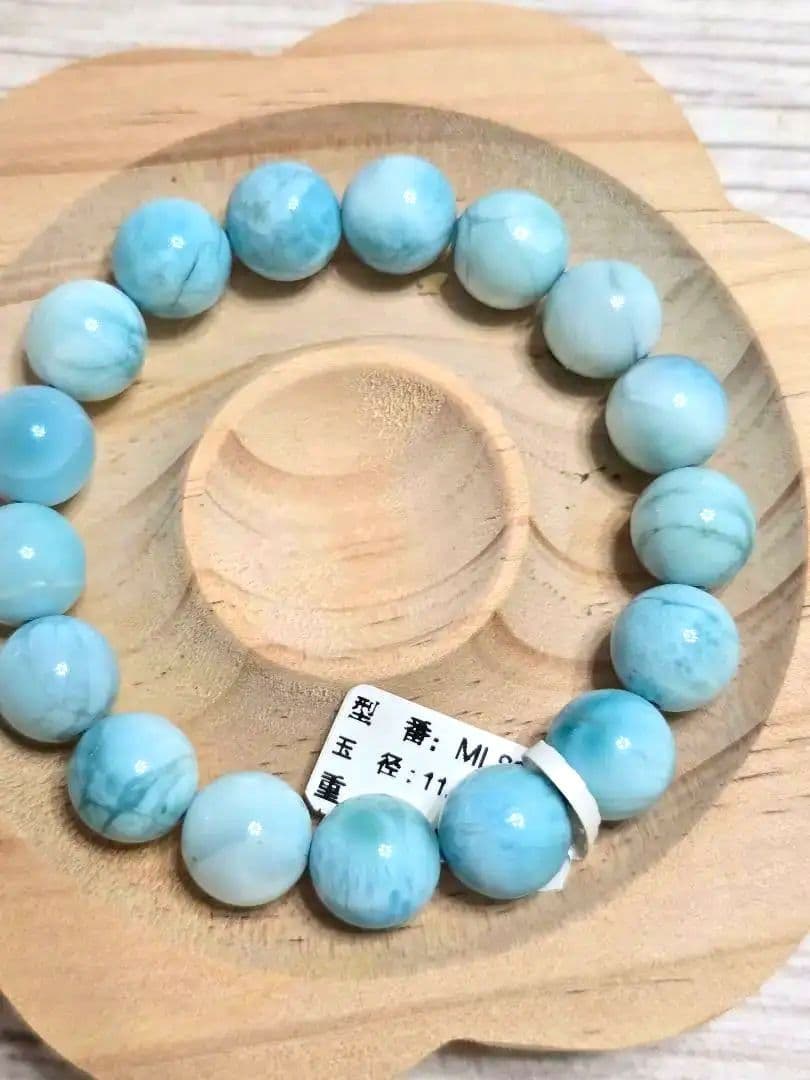 ラリマー 11ミリ 天然石 ドラゴンクロー 希少