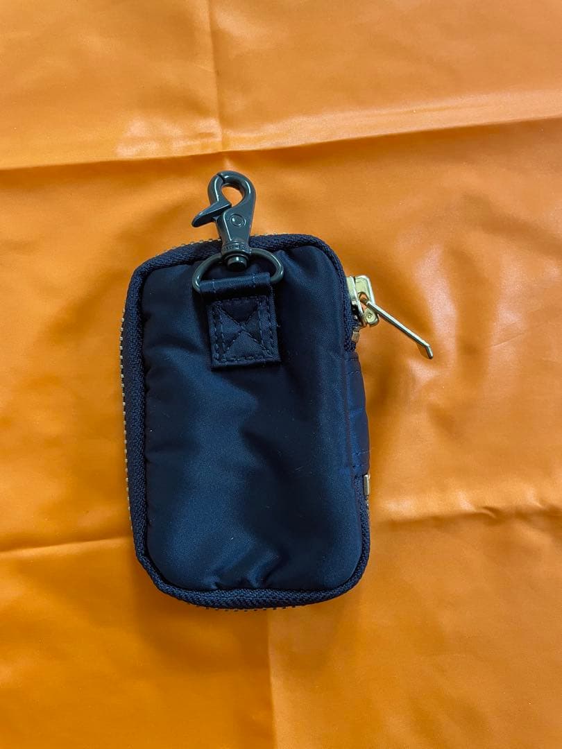 新型porterタンカー　キーケース アイアンブルー