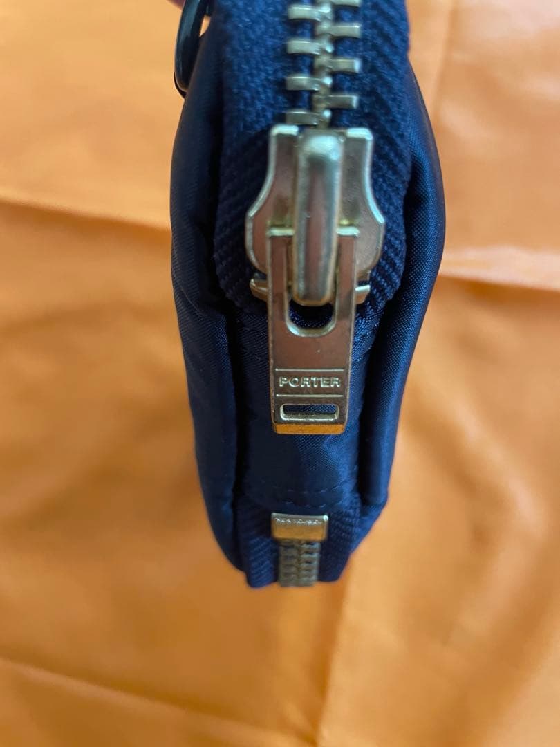 新型porterタンカー　キーケース アイアンブルー