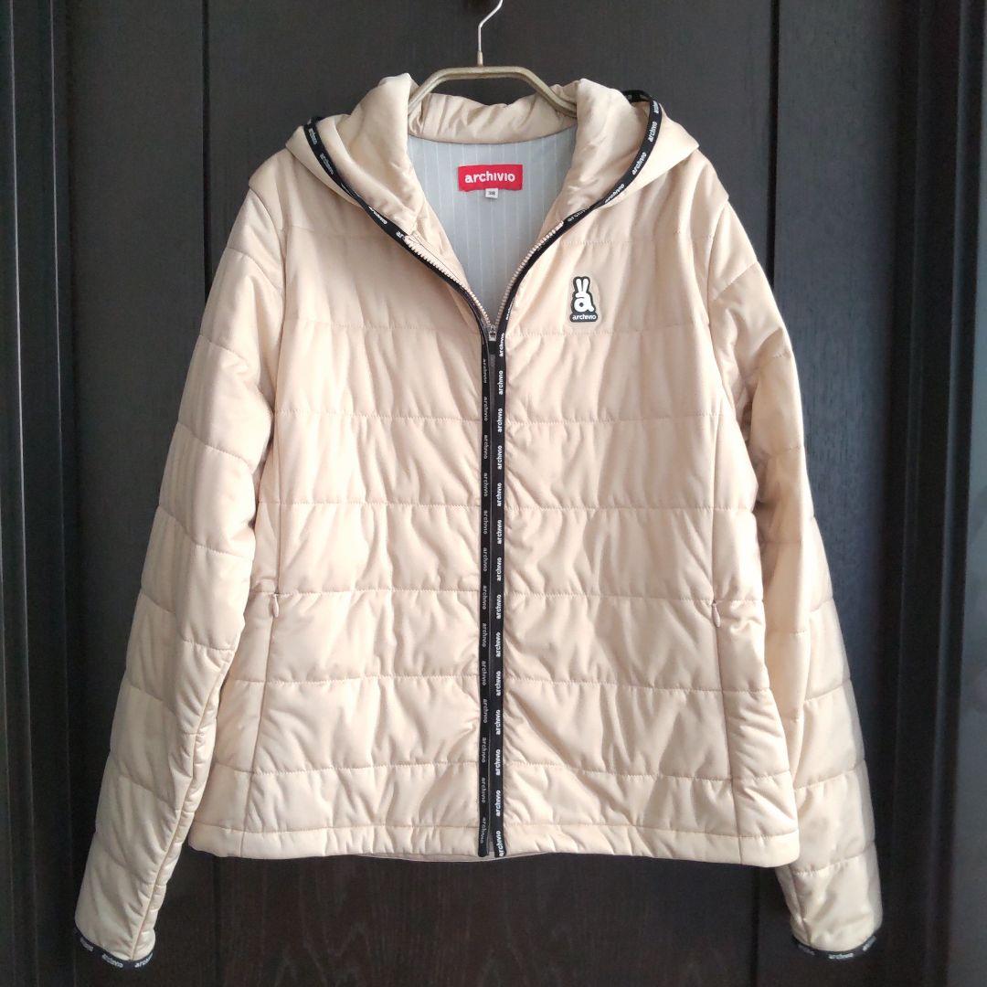 archivio フード付きベージュジャケット 38 M 新品・未使用