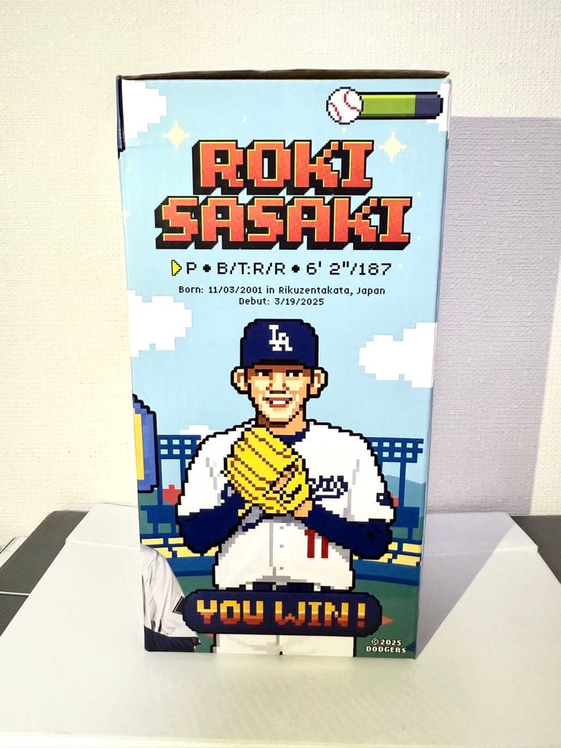 【新品未開封】ドジャース　佐々木朗希　ボブルヘッド