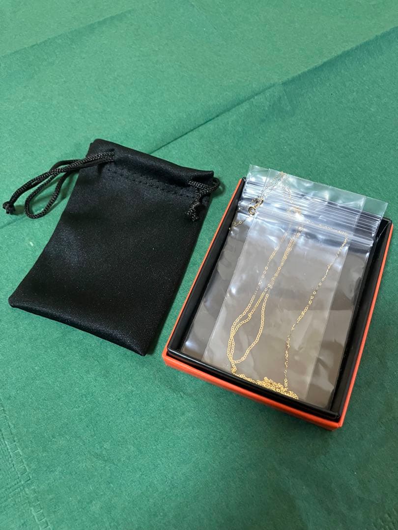 k18 ペタルチェーンネックレス＆ブレスレット