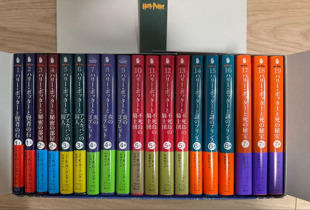ハリーポッター Harry Potter 文庫全19巻セット 箱入り book