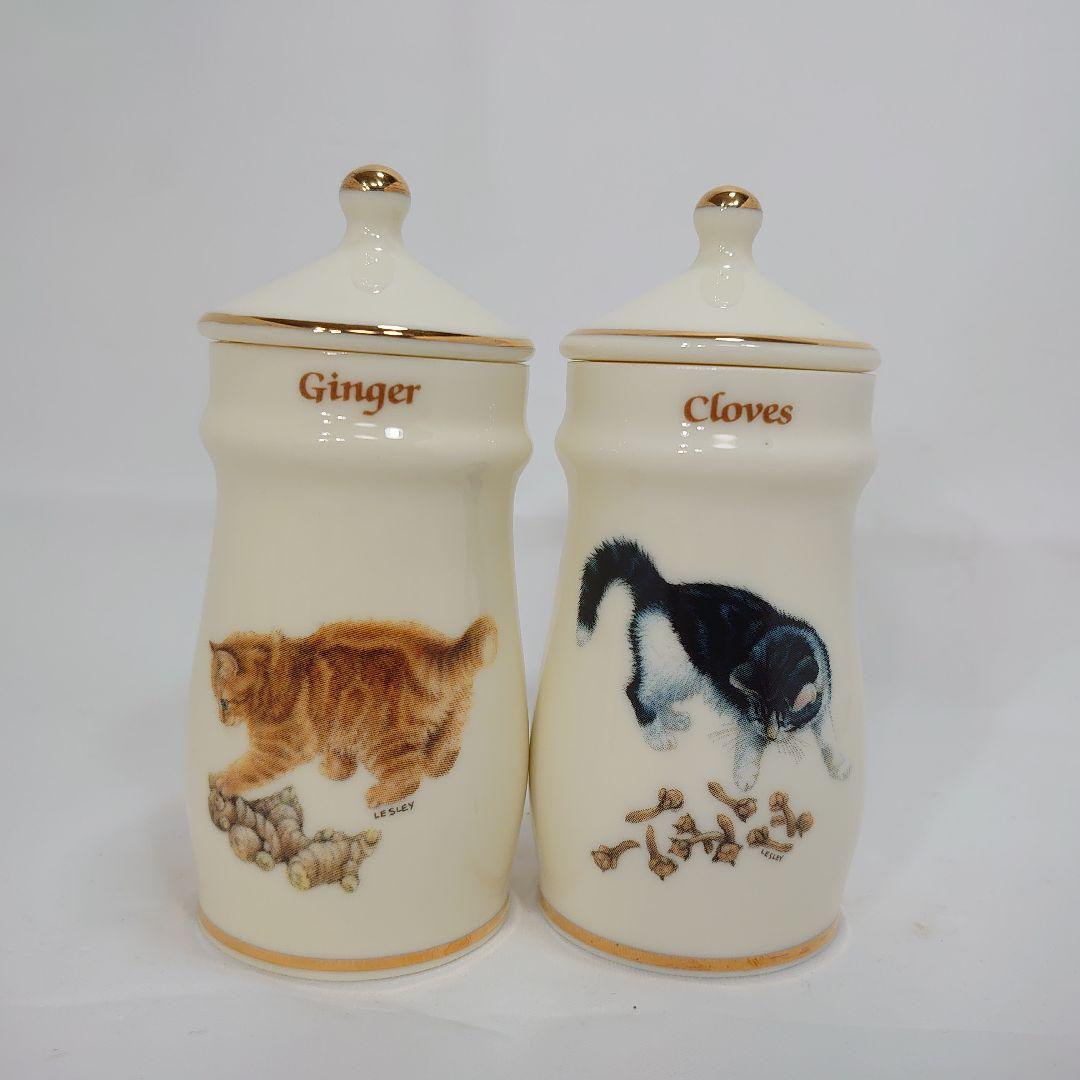 ダンバリーミント社 レズリー・アン・アイボリー スパイスジャー 6個セット②