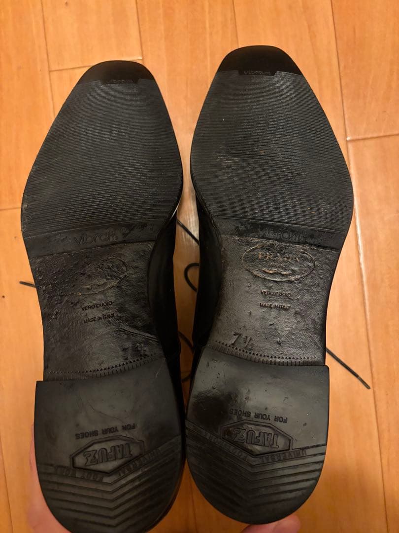 定価15万超　プラダPRADA ストレートチップ ビジネスシューズ