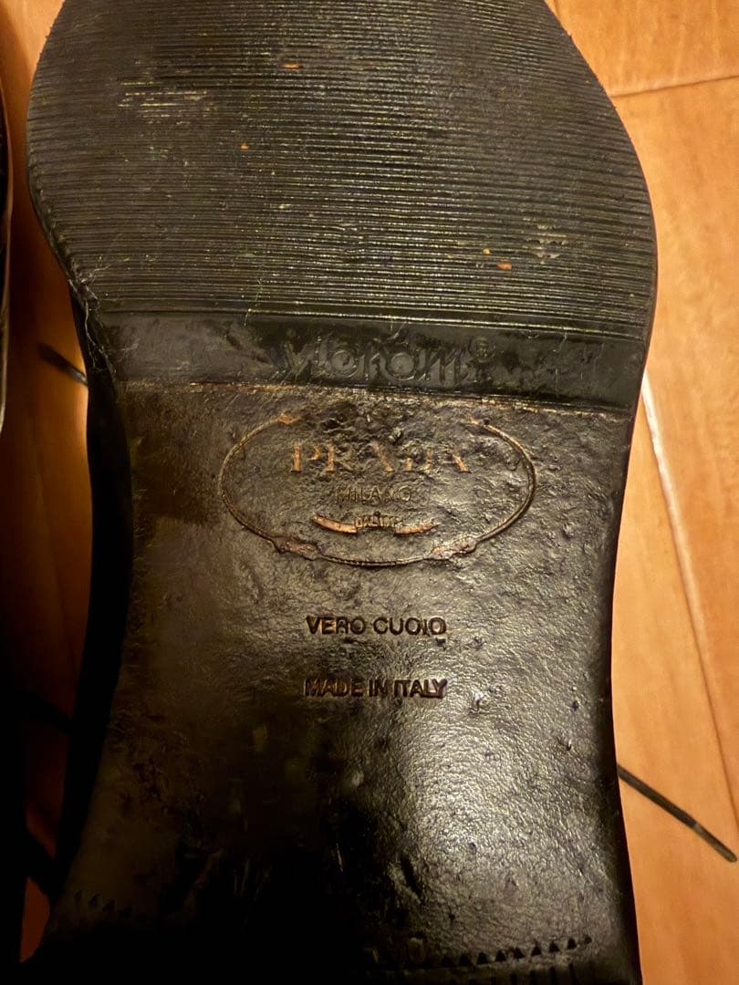 定価15万超　プラダPRADA ストレートチップ ビジネスシューズ