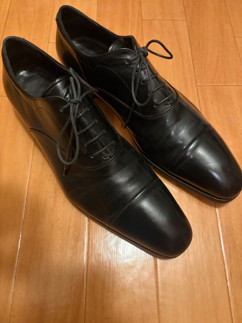定価15万超　プラダPRADA ストレートチップ ビジネスシューズ