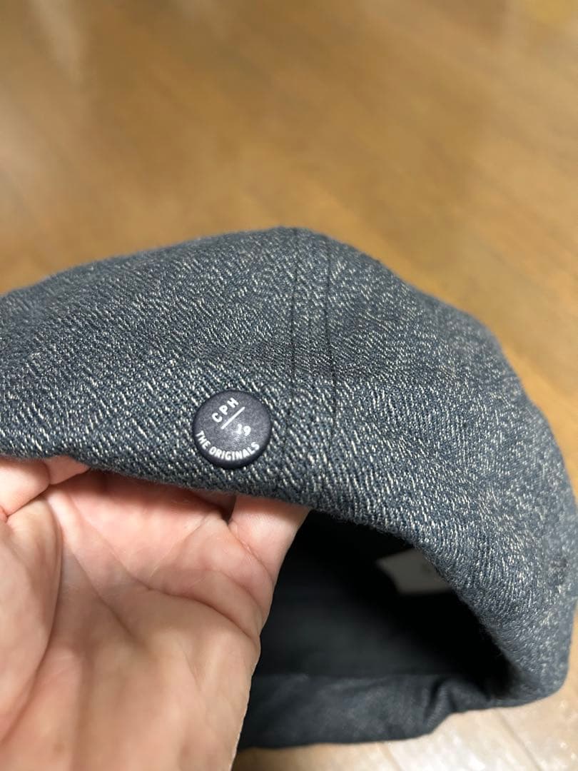 CPH 575 キャスケット 杢チャコールグレー ヘザーツイル M/L