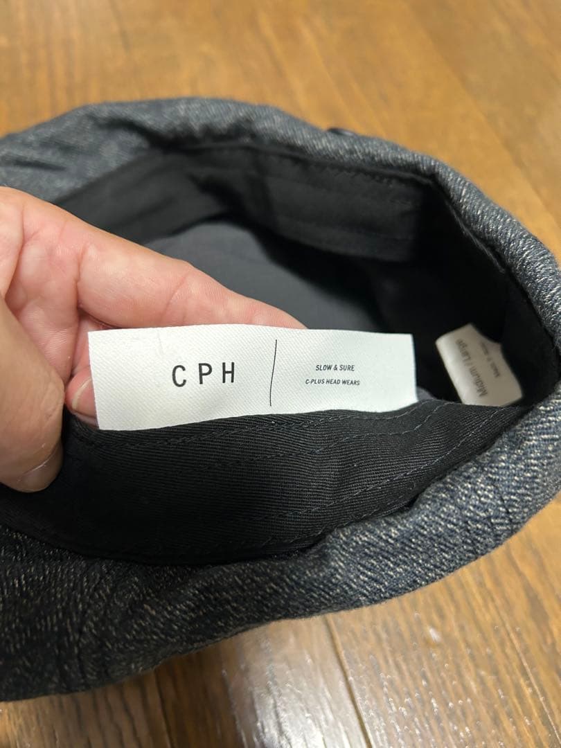 CPH 575 キャスケット 杢チャコールグレー ヘザーツイル M/L