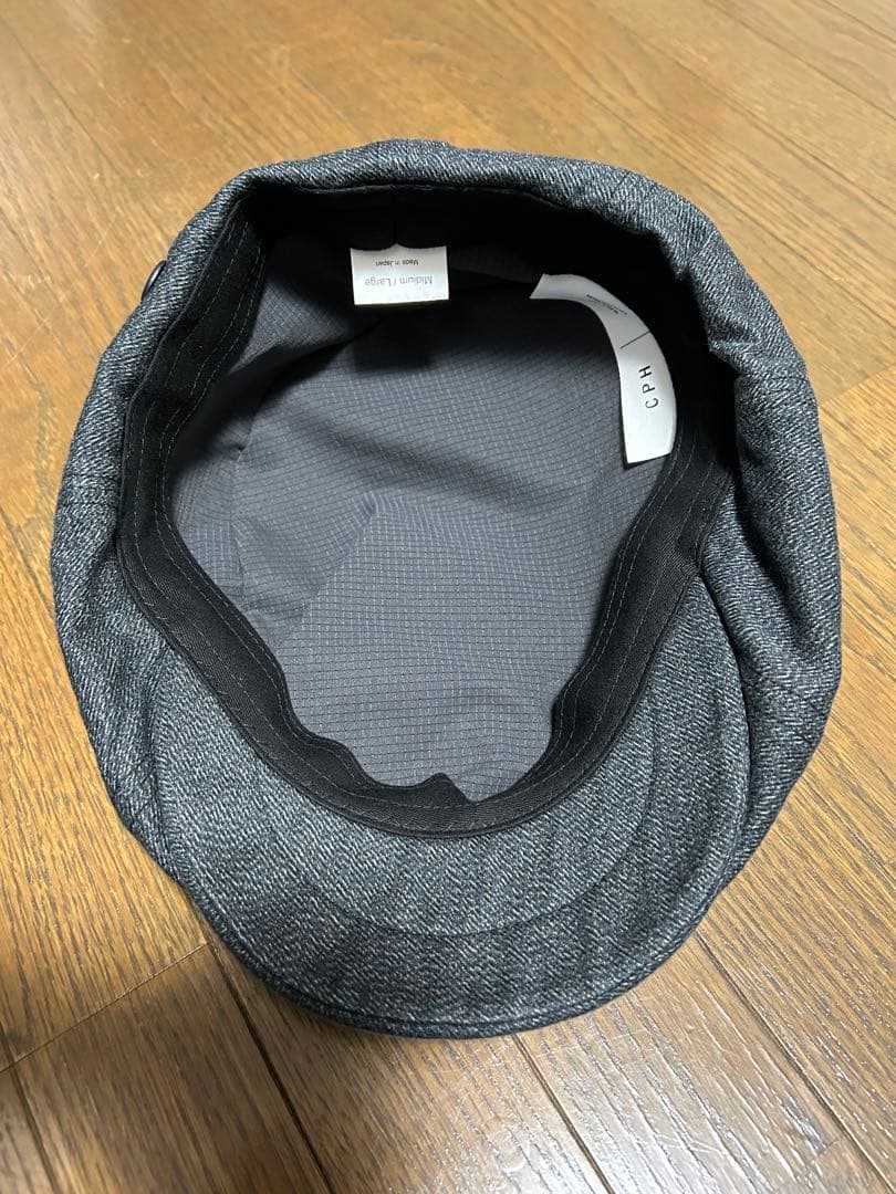 CPH 575 キャスケット 杢チャコールグレー ヘザーツイル M/L