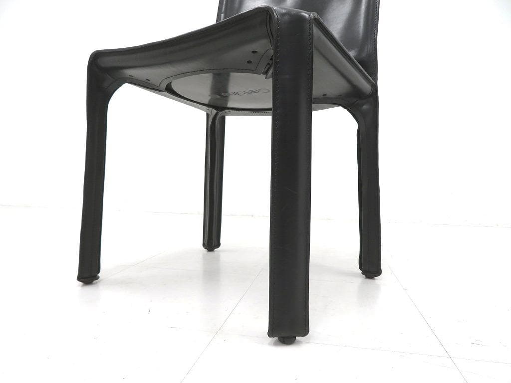 展示品　カッシーナ　キャブ　総本革　レザー　ダイニングチェア　イス　モダン