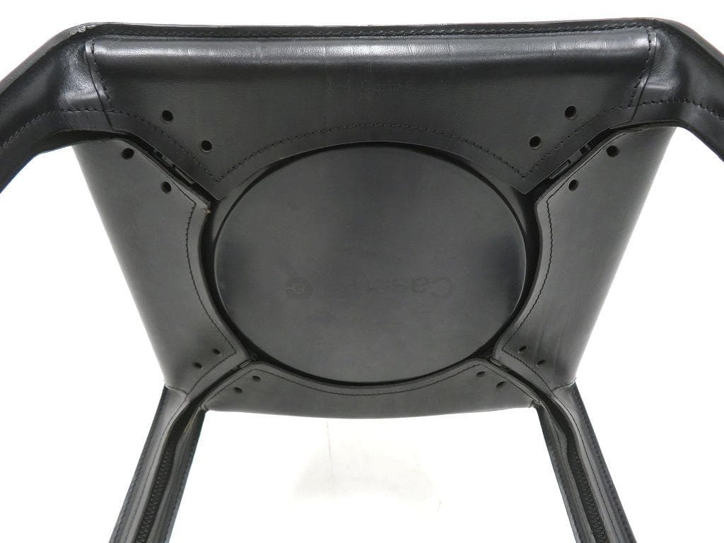 展示品　カッシーナ　キャブ　総本革　レザー　ダイニングチェア　イス　モダン