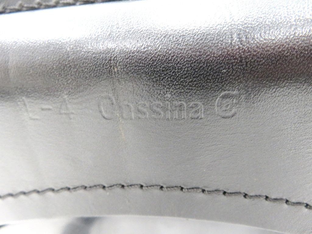 展示品　カッシーナ　キャブ　総本革　レザー　ダイニングチェア　イス　モダン