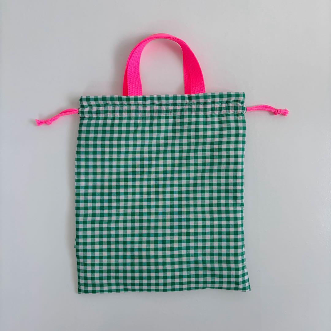 【ブルートレイン】レッスンバッグ　上履き入れ　お着替え袋