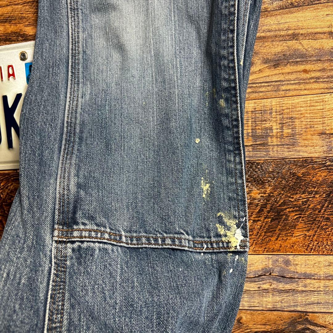 g*o様 Carhartt ダブルニー デニムワークパンツ フェード 雰囲気系