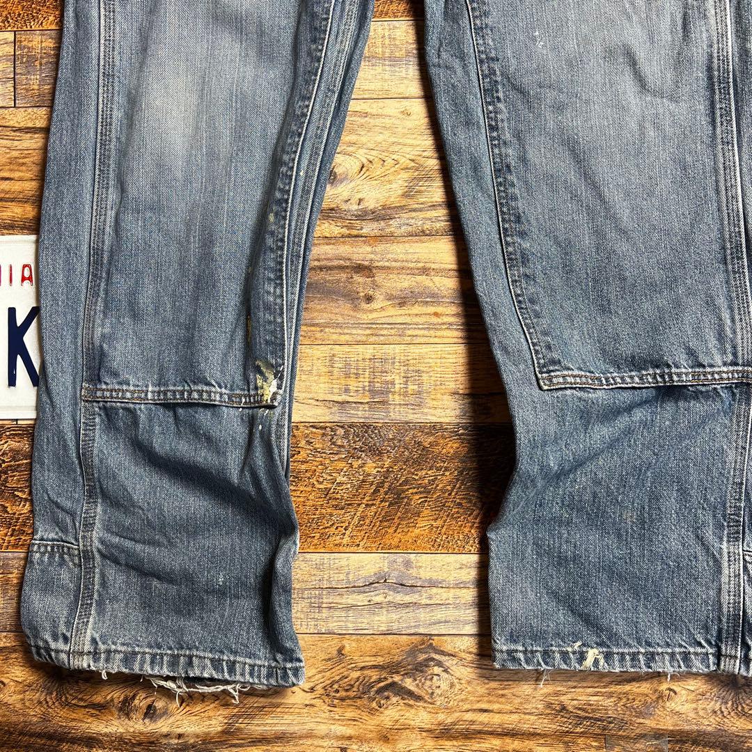 g*o様 Carhartt ダブルニー デニムワークパンツ フェード 雰囲気系