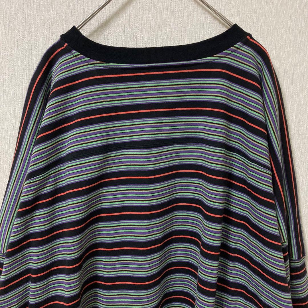 【美品】DAIRIKU 22AW MISSMUCH ボーダー 長袖シャツ