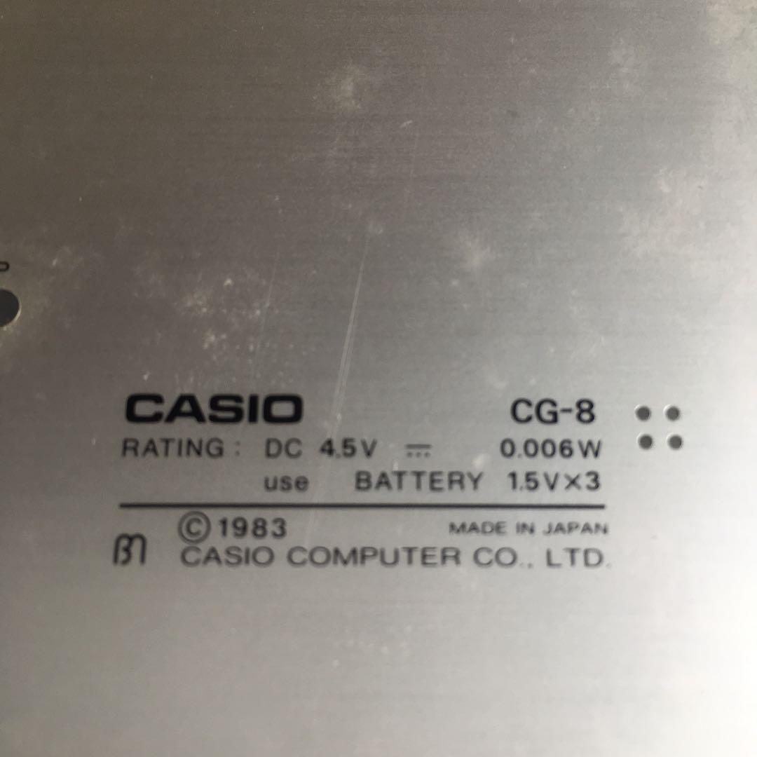 0699 CASIO カシオ CG-8 オクトリバシー 電卓 8桁