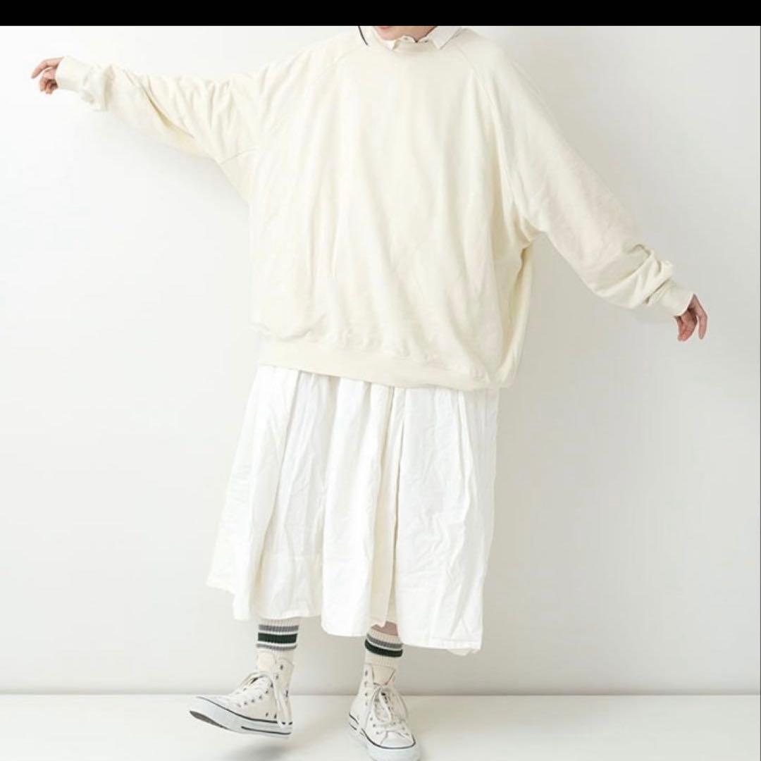 Veritecoeur ヴェリテクール 裏毛スウェット　ST-151 ホワイト