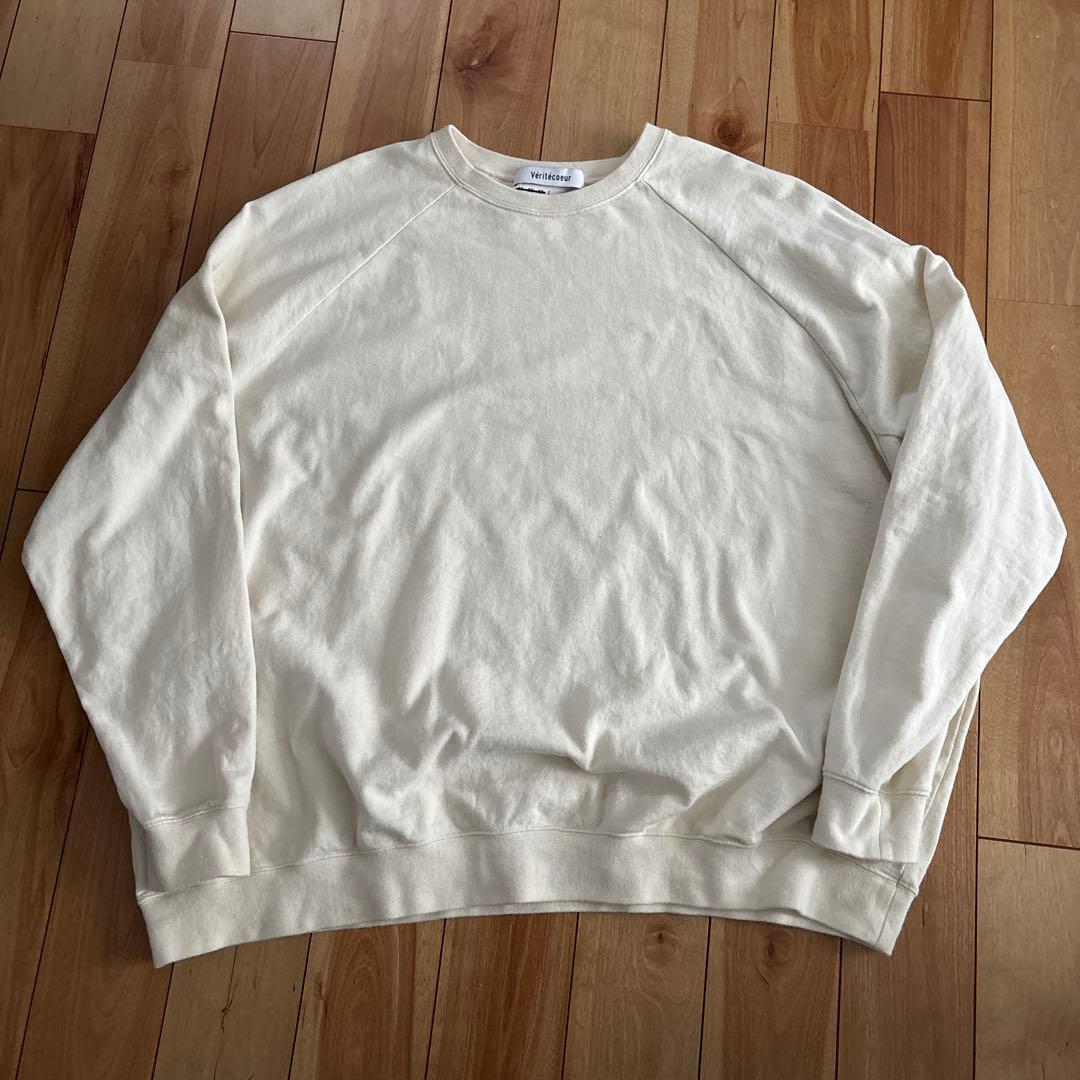 Veritecoeur ヴェリテクール 裏毛スウェット　ST-151 ホワイト