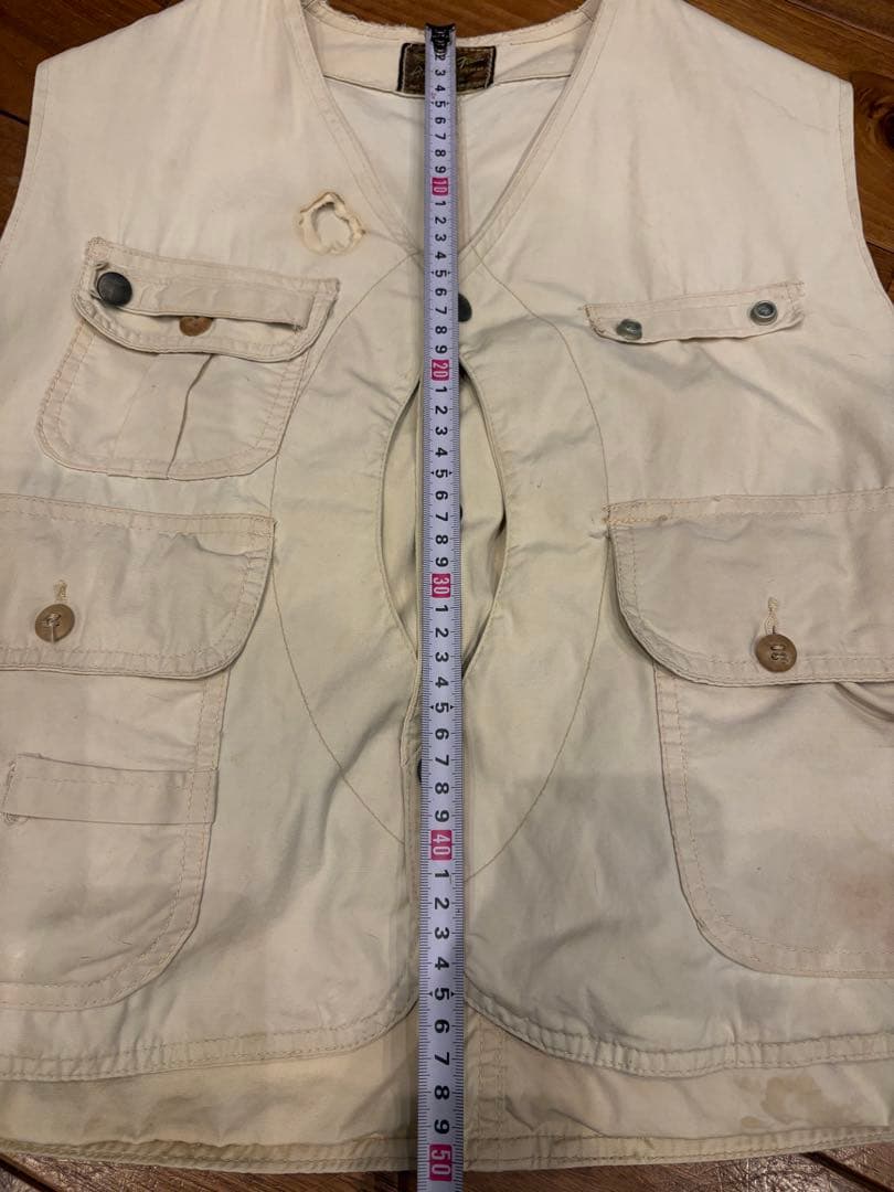 50's american field ベスト　ハーフムーン　ヴィンテージ