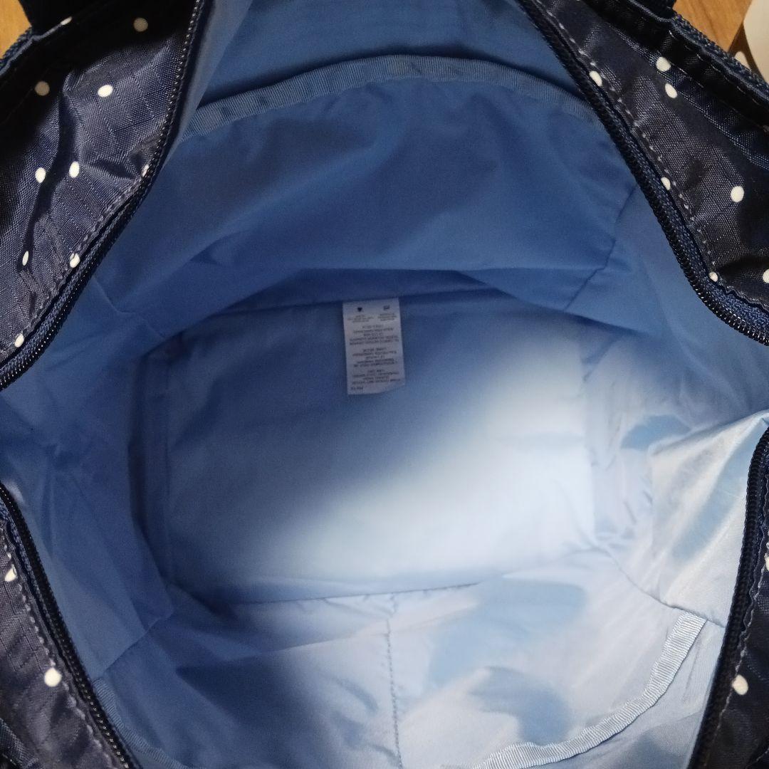 2834　レスポートサック　バケットトート　プティドット　ネイビー　未使用