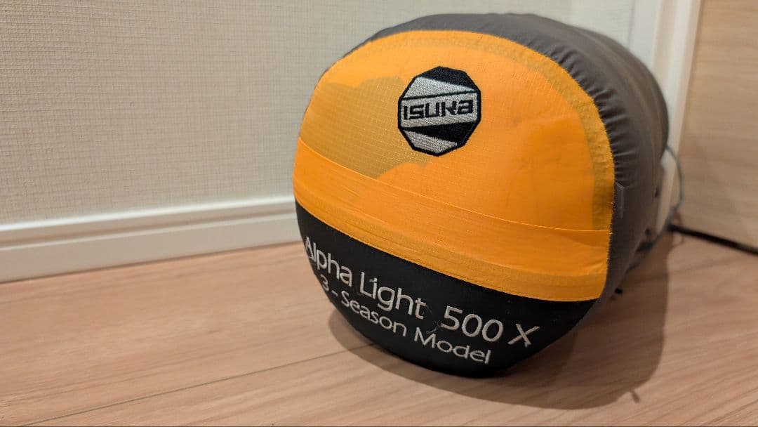 イスカ　寝袋　シュラフ ISUKA ALPHA LIGHT 500X