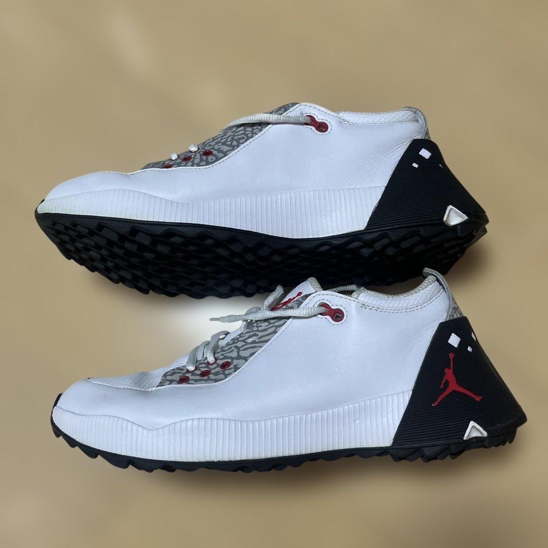 ナイキ ジョーダン ADG 2 ゴルフ　ホワイト/ユニバーシティレッド　28㎝