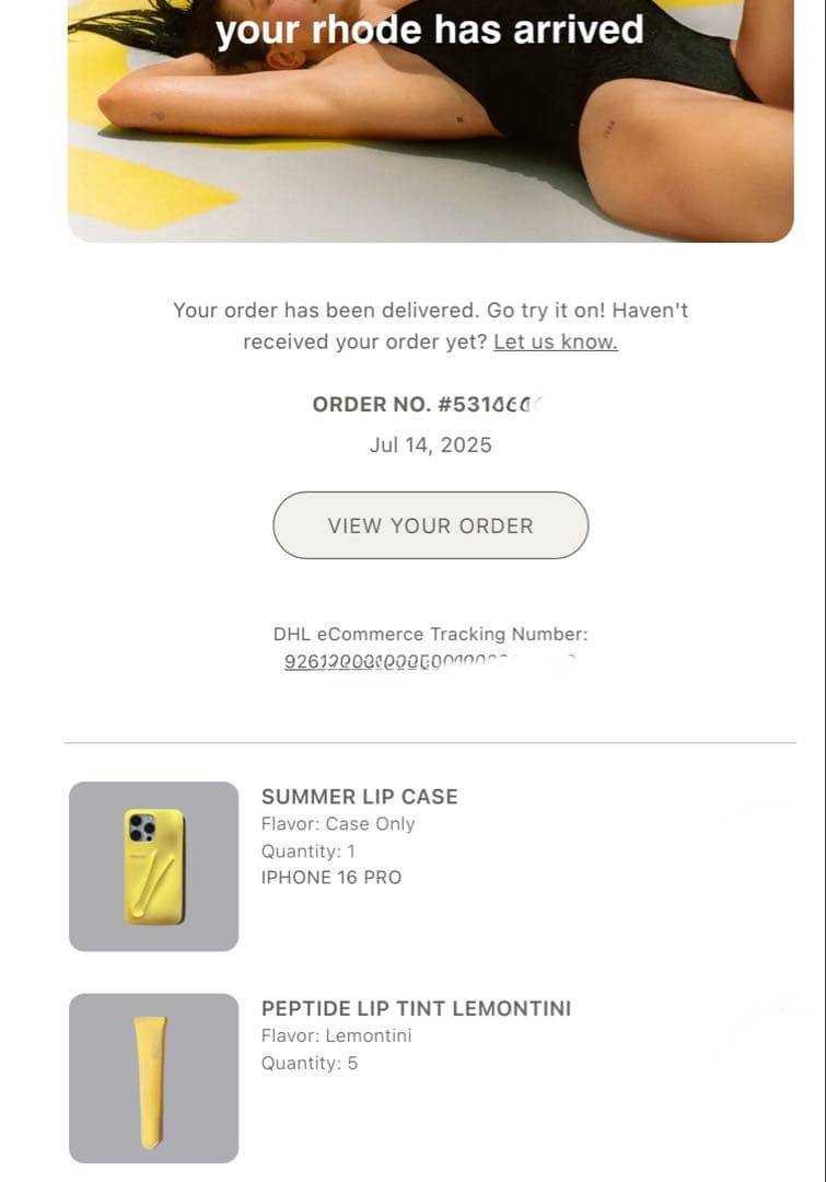 RHODE IPHONE 16 PRO ケース+ LEMONTINI リップ