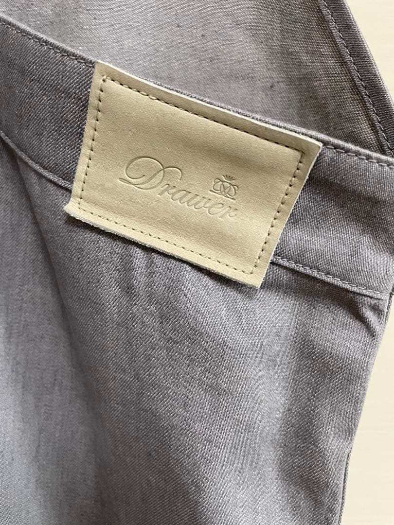 ドゥロワー　グレー デニム　サロペット