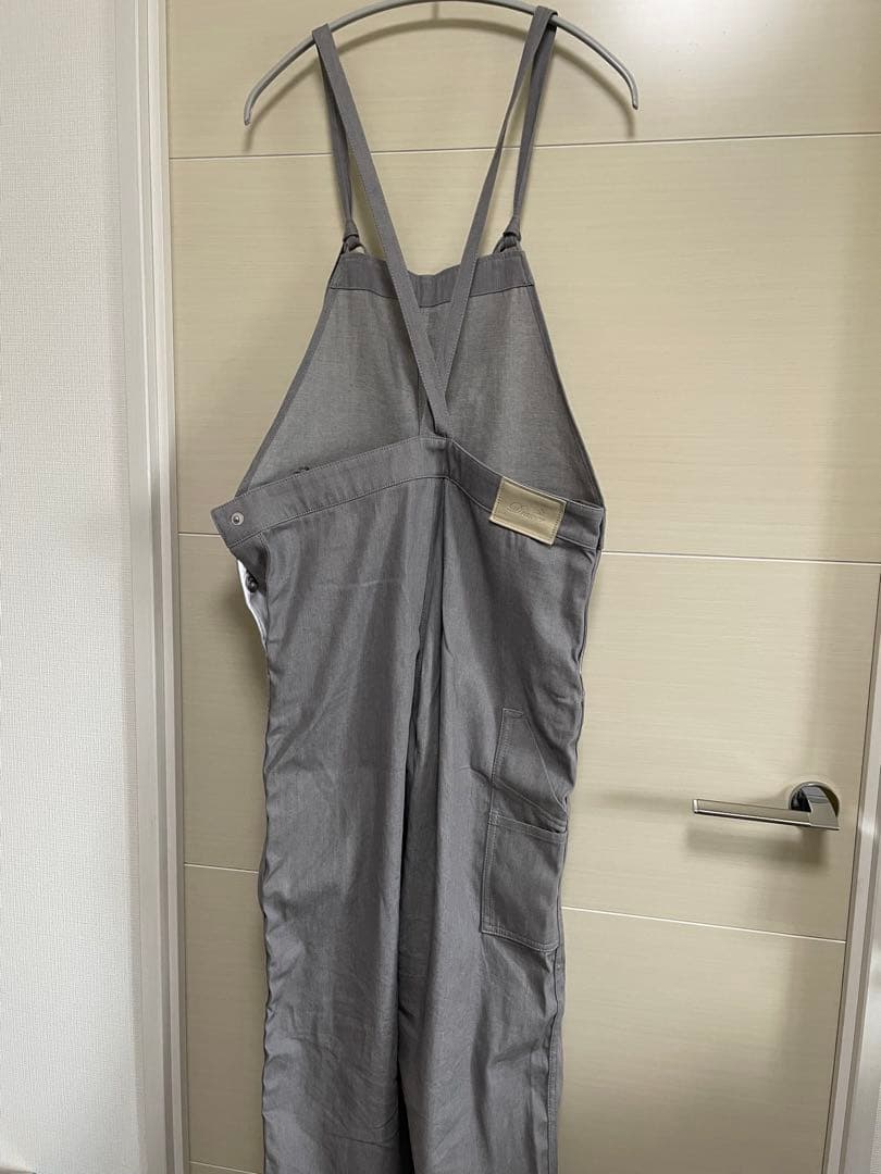 ドゥロワー　グレー デニム　サロペット