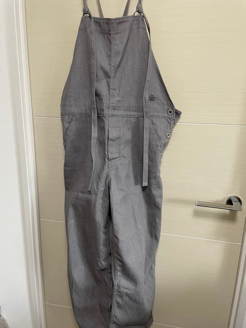 ドゥロワー　グレー デニム　サロペット